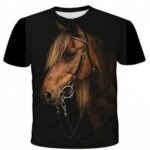 Digitally printed short-sleeve shirt 3D Digital-Print Short-Sleeve T-Shirt