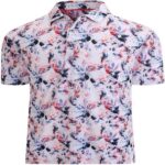 Digitally printed polo shirt 3D Digital-Print Short-Sleeve Polo