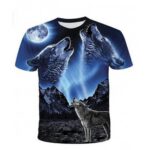 Digitally printed short-sleeve shirt 3D Digital-Print Short-Sleeve T-Shirt