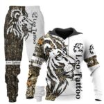 Digital-print sweatshirt and sweatpants set 3D Digital-Print Hoodie Set