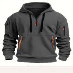 Hooded zip-up jacket with ribbon ties Streamer Hooded Zip-Up