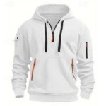 Hooded zip-up jacket with ribbon ties Streamer Hooded Zip-Up