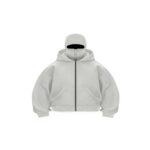 Men's Zip-Up Hoodie Double-Hood Masked Zip-Up Hoodie