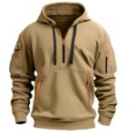 Hooded zip-up jacket with ribbon ties Streamer Hooded Zip-Up