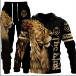 Digital-print sweatshirt and sweatpants set 3D Digital-Print Hoodie Set