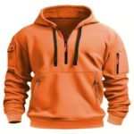 Hooded zip-up jacket with ribbon ties Streamer Hooded Zip-Up
