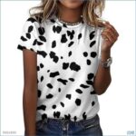 Digitally printed short-sleeve shirt 3D Digital-Print Short-Sleeve T-Shirt