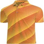 Digitally printed polo shirt 3D Digital-Print Short-Sleeve Polo