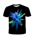 Digitally printed short-sleeve shirt 3D Digital-Print Short-Sleeve T-Shirt