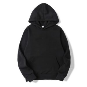 Single-piece hooded sweatshirt